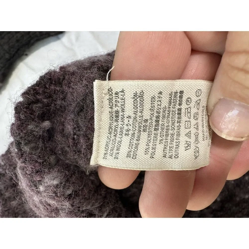Free People, Women's Sweater‎ Top, Long Sleeve, Wool Blend Small Grandmacore